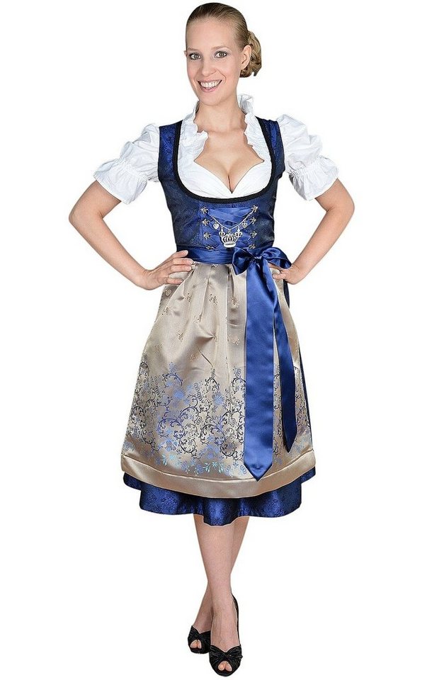 Edelnice Dirndl Royalblau – Bild 5 von 5