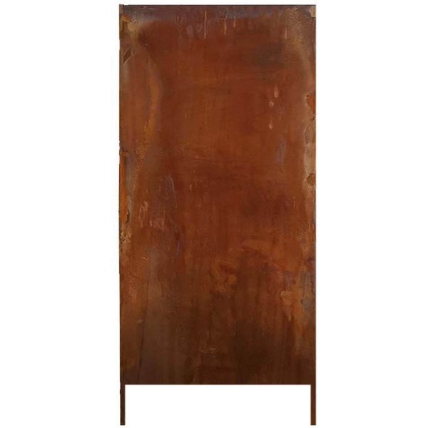 EdelrostPassion Sichtschutzelement, B:50-70cm H:100-200cm zum stecken, metall, 2mm, Edelrost, pflegeleicht