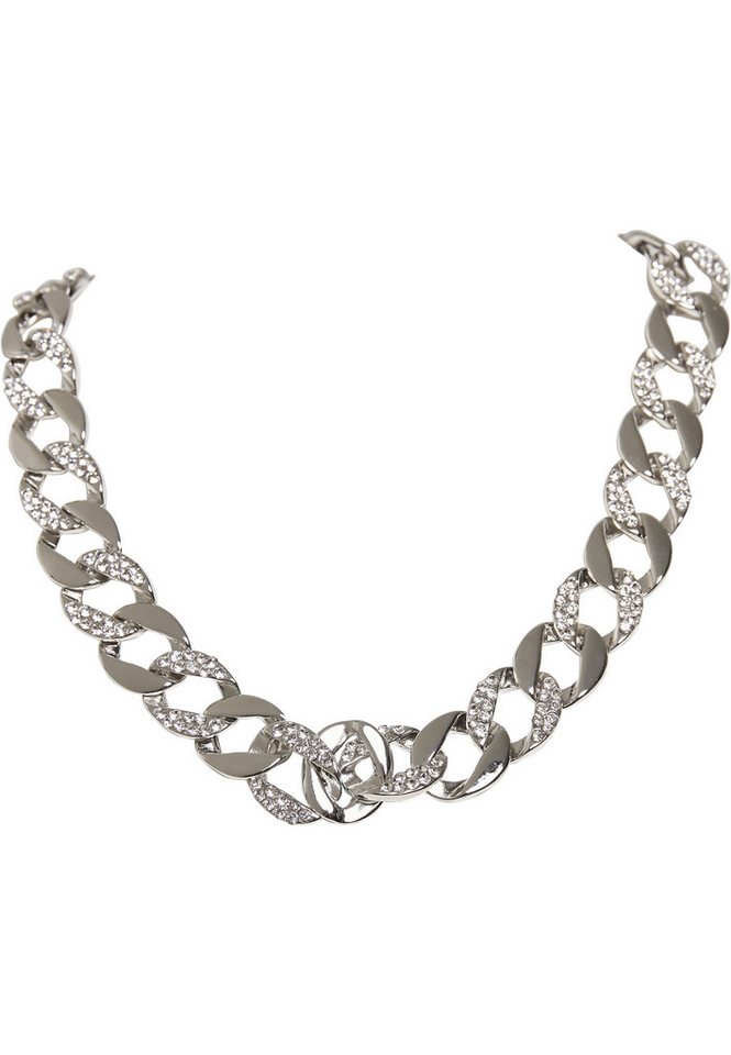 URBAN CLASSICS Edelstahlkette Urban Classics Unisex Basic Diamond Necklace And Bracelet Set – Bild 3 von 5