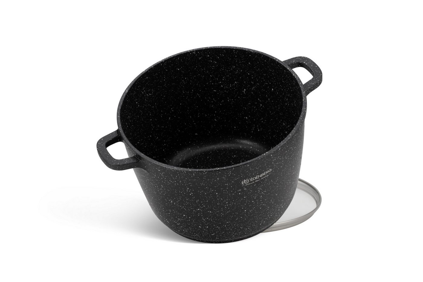 Edenberg Kochtopf Topf 6.2L Suppentopf Kompotttopf Spargeltopf Steinbeschichtung, Aluminiumguss, Keramik (Im Set enthalten ist ein schöner schwarzer Topf von ho – Bild 3 von 5