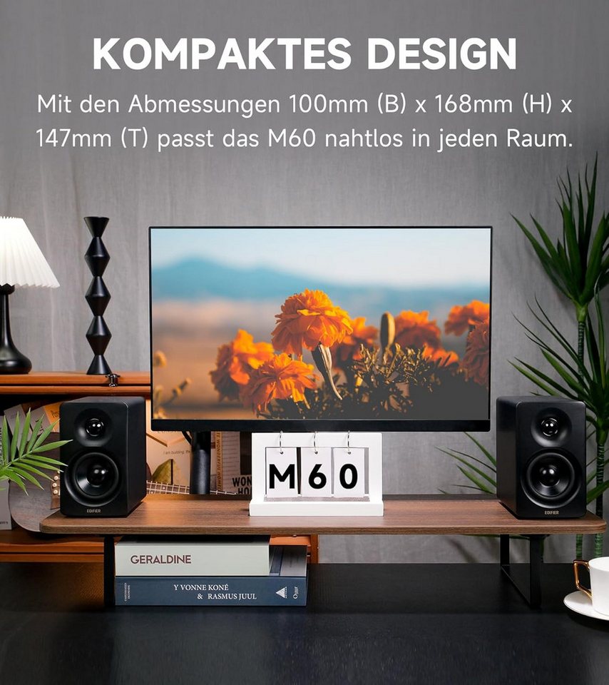 Edifier® M60 PC-Lautsprecher (Bluetooth 5.3, LDAC, 66 W) – Bild 3 von 5