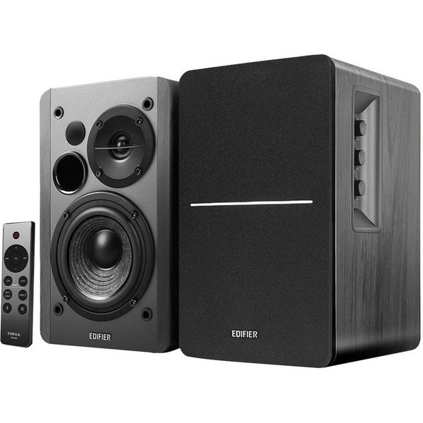 Edifier® R1280DBs mit Subwoofer Ausgang Bookshelf Hi-Fi Speakers Regal-Lautsprecher 2.0 (A2DP, AVRCP, aptX, 42 W, Bluetooth-Regallautsprecher mit optischem Eing