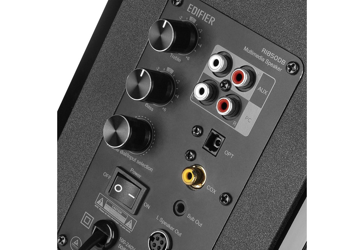 Edifier® R1850DB Regal-Lautsprecher (70 W, Monitorlautsprecher mit Subwoofer) – Bild 5 von 5
