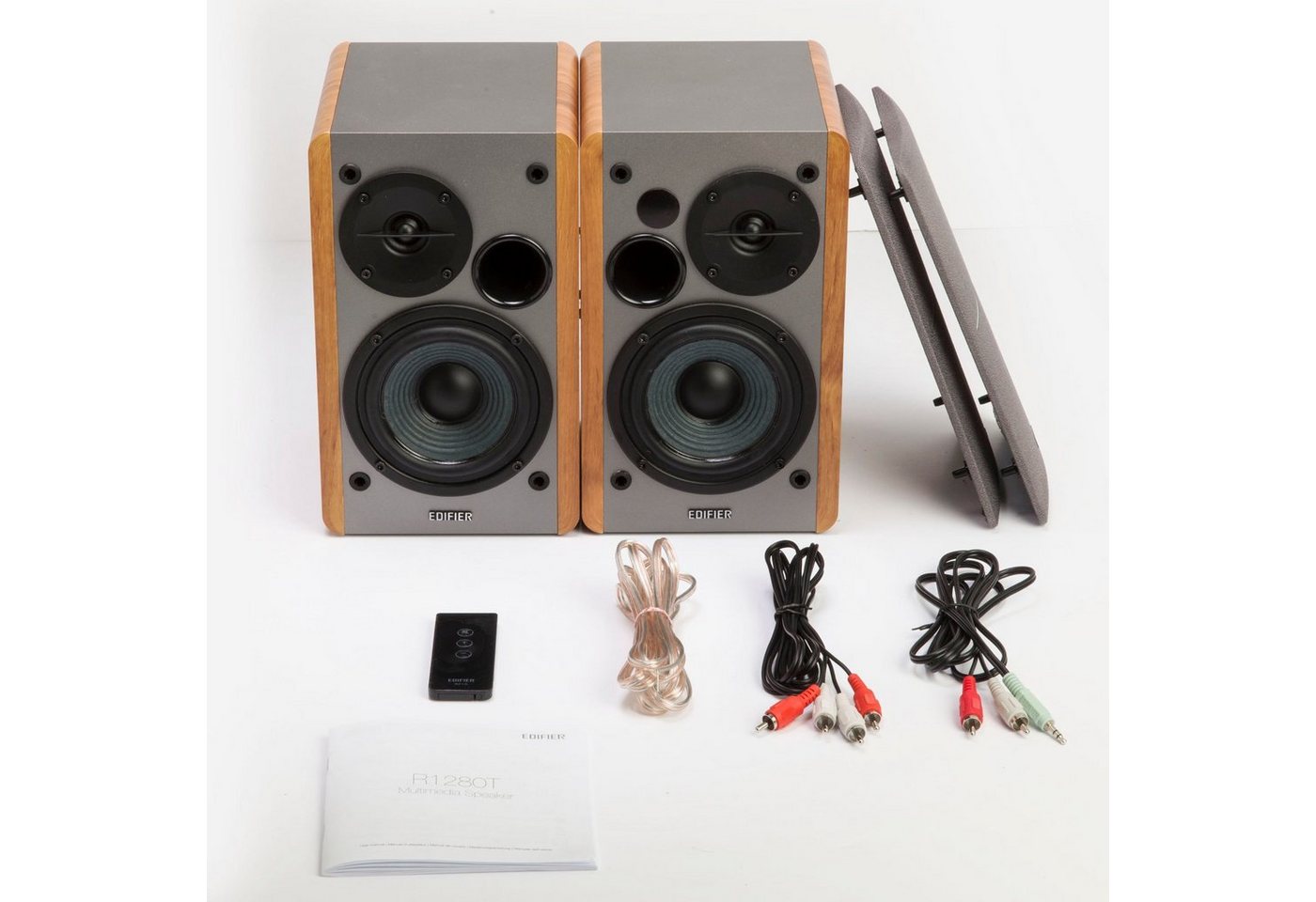 Edifier® Studio R1280T Lautsprechersystem in Echtholzgehäuse,Fernbedienung Regal-Lautsprecher (42 W, Subwoofer) – Bild 3 von 5