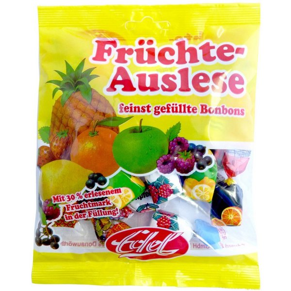 Eduard Edel Süßigkeit, Edel Früchte Auslese feinste gefüllte Bonbons einzeln gewickelt 120g