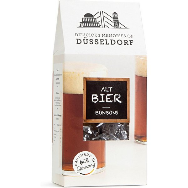 Eduard Edel Süßigkeit, Edel Bonbons mit Altbier Bier Geschmack in einer Giebelbox 80g