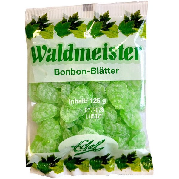 Eduard Edel Süßigkeit, Edel Waldmeister Bonbonblätter mit köstlichem Geschmack 125g