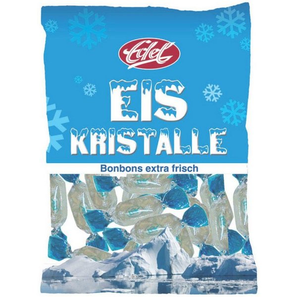 Eduard Edel Süßigkeit, Edel Eis Kristalle kühle Bonbons extra frisch einzeln gewickelt 120g