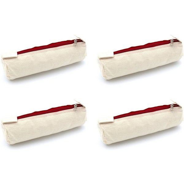 EDUPLAY Experimentierkasten Schlampermäppchen, 100% Baumwolle, Ø 7cm, 23 cm, blanko zum bemalen