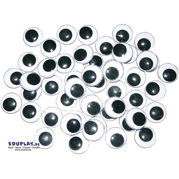 EDUPLAY Experimentierkasten Wackelaugen 18mm, (50er Pack)