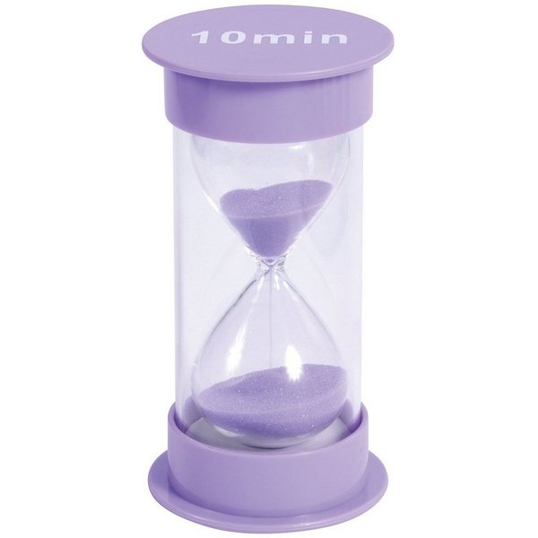 EDUPLAY Lernspielzeug Sanduhr 10 min, Ø 6,5 x 12 cm hoch (0-St)
