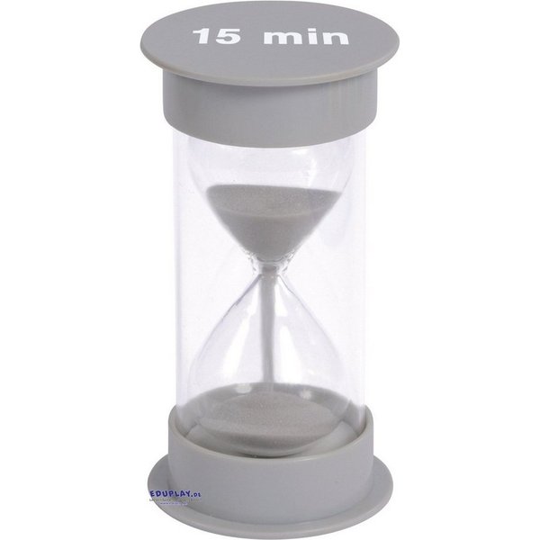EDUPLAY Lernspielzeug Sanduhr 15 min, Ø 6,5 x 12,5 cm hoch (0-St)