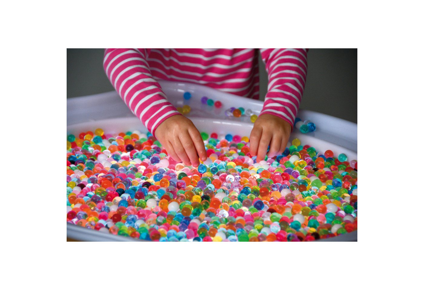 EDUPLAY Lernspielzeug Wassserperlen Sensorik Kügelchen Mini-Gelkügelchen (1-St) – Bild 2 von 4