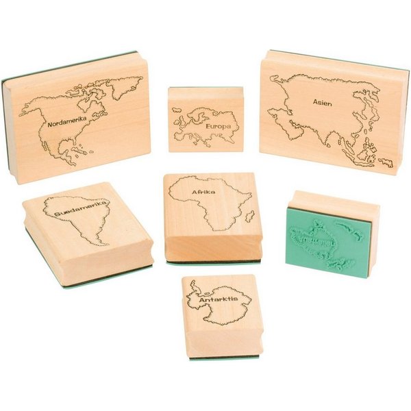 EDUPLAY Stempel Stempel Weltkarte