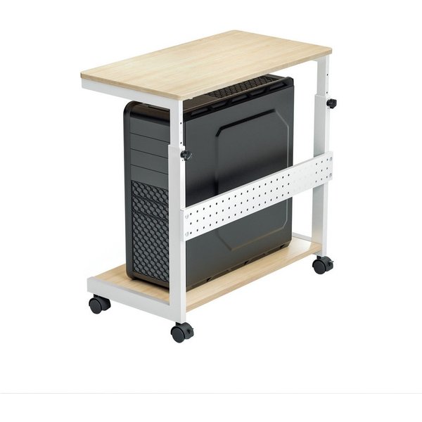 EE EUREKA ERGONOMIC PC-Schrank PC Ständer Höhenverstellbarer Computer Tower mit Rollen für Computer (1 St), Universal verstellbare, mit Maus Pad, Beistelltisch,