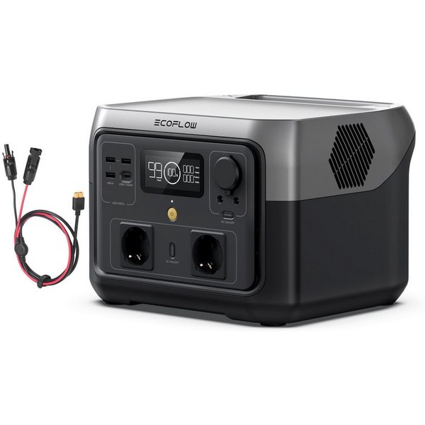 Ecoflow EF ECOFLOW RIVER 2 MAX mit XT60 Kabel 3.5M 512Wh Tragbare Powerstation Powerstation EcoFlow River 2 Max mit XT60 Kabel EcoFlow RIVER 2 Max mit XT60 Kabe