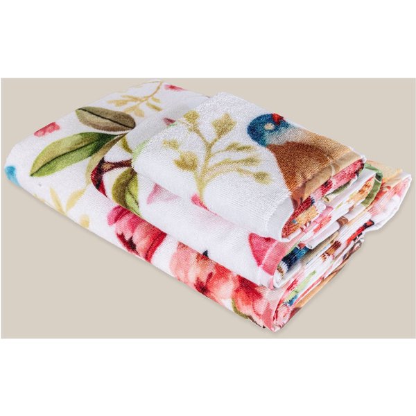 Egeria Duschtuch Birdy, Frottier (1-St), 76x152 cm