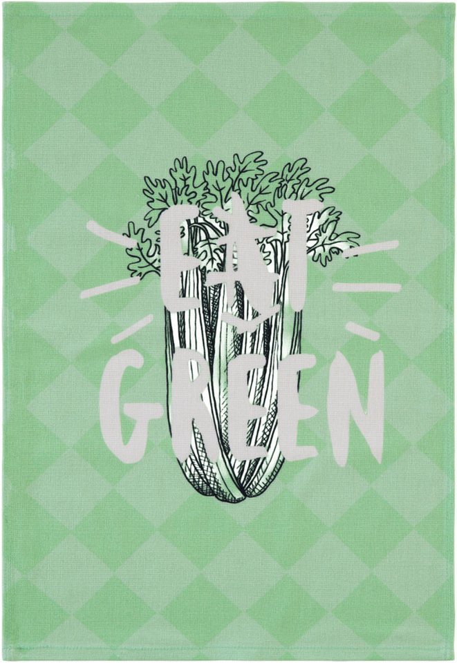 Egeria Geschirrtuch HEALTH, (Set, 3-tlg), 3x 40x60 cm – Bild 3 von 4