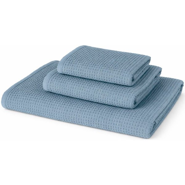 Egeria Handtuch LIVA, Waffelpiqué (2-St), 50x100 cm, Waffelpiqué Struktur