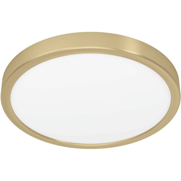 EGLO Deckenleuchte FUEVA 5 Deckenlampe, IP44, geringe Aufbauhöhe, 20 Watt, Rund, LED fest integriert, Warmweiß, Aufbauleuchte, Badezimmer, Bad-Deckenlampe, mode