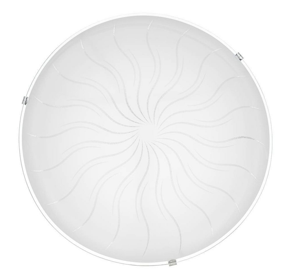 EGLO Deckenleuchte MARGITTA 1 Deckenlampe,weiß, Granille-Kristalle, Wohnzimmerlampe, LED fest integriert, Warmweiß, Wohnzimmer, Schlafzimmer, Flurlampe, modern, – Bild 3 von 5