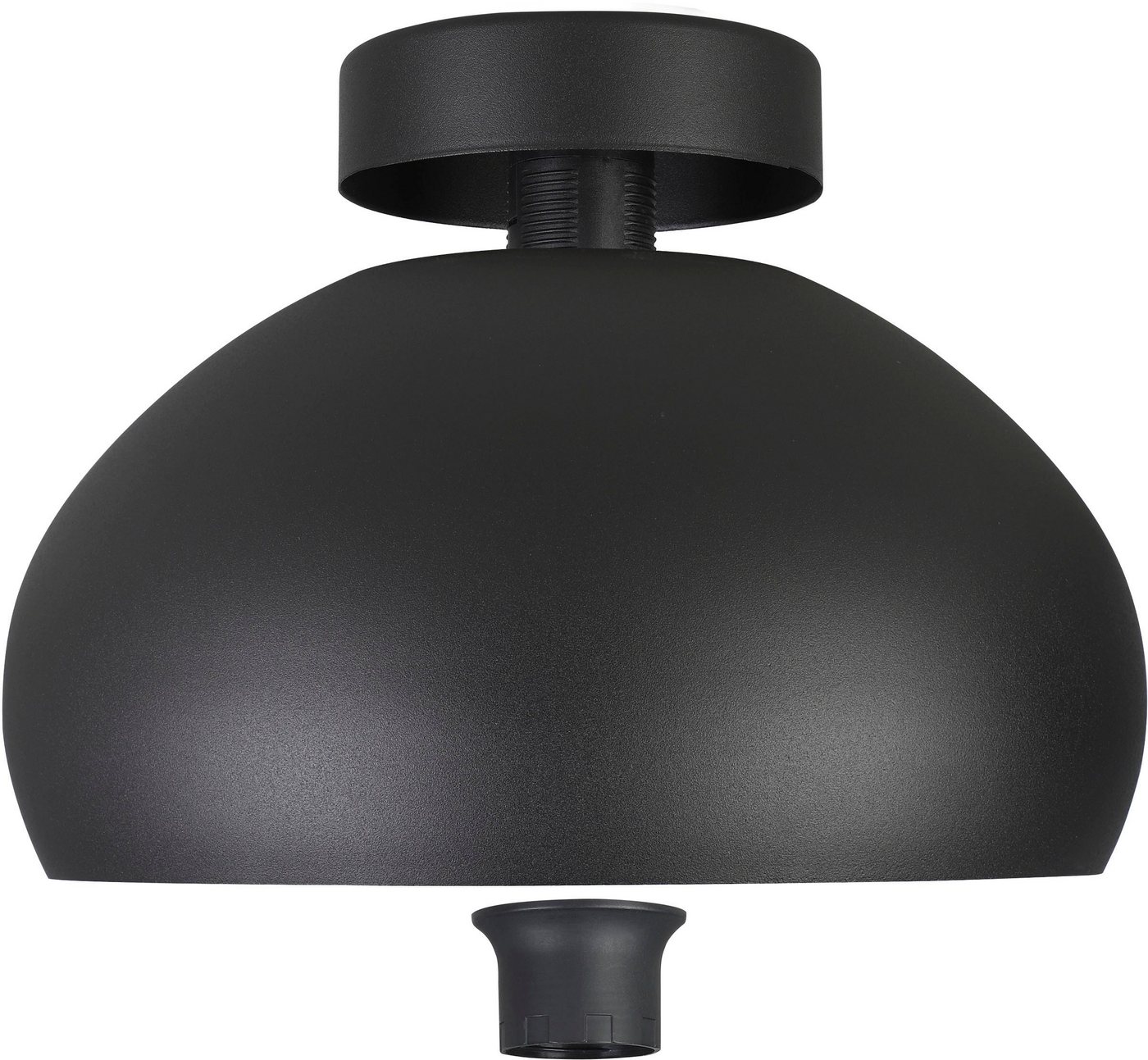 EGLO Deckenleuchte MOGANO 2, ohne Leuchtmittel, Leuchtmittel wechselbar, Deckenleuchte aus Metall, E27, dimmbar, Ø 28 cm, exkl. E27 - 1X40W – Bild 4 von 5
