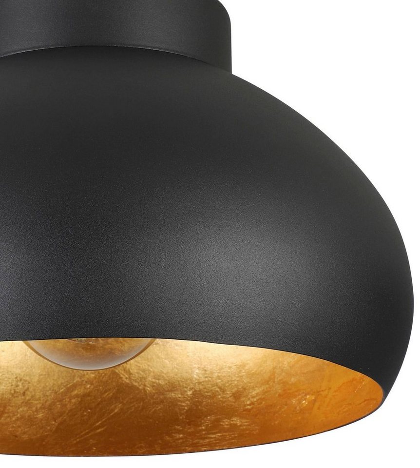 EGLO Deckenleuchte MOGANO 2, ohne Leuchtmittel, Leuchtmittel wechselbar, Deckenleuchte aus Metall, E27, dimmbar, Ø 28 cm, exkl. E27 - 1X40W – Bild 5 von 5