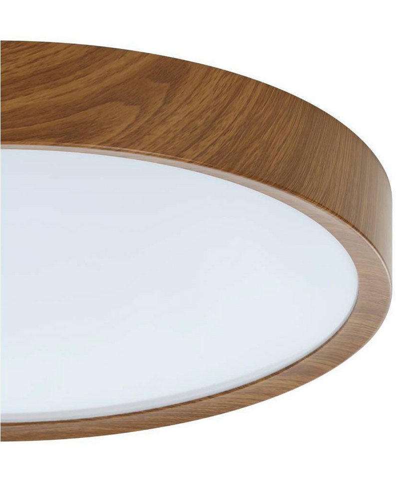 EGLO Deckenleuchte MUSURITA, LED wechselbar, Warmweiß, Deckenlampe, Wohnzimmer, Stahl, Kunststoff, Ø 44 cm – Bild 5 von 5