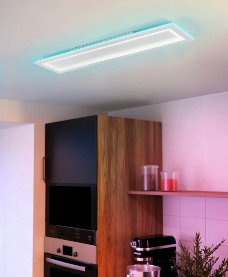 EGLO Deckenleuchte Padrogiano-Z Deckenlampe, ZigBee 3.0, App und Sprachsteuerung, Lampe, Bluetooth, Dimmfunktion, Farbwechsel, Nachtlichtfunktion, RGB, mehrere  – Bild 2 von 5