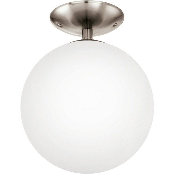 EGLO Deckenleuchte RONDO Deckenlampe, Stahl und Glas, E27, IP20, Wohnzimmerlampe, Lampe, ohne Leuchtmittel, Leuchtmittel wechselbar, Deckenleuchte, H31,5 x Ø25 