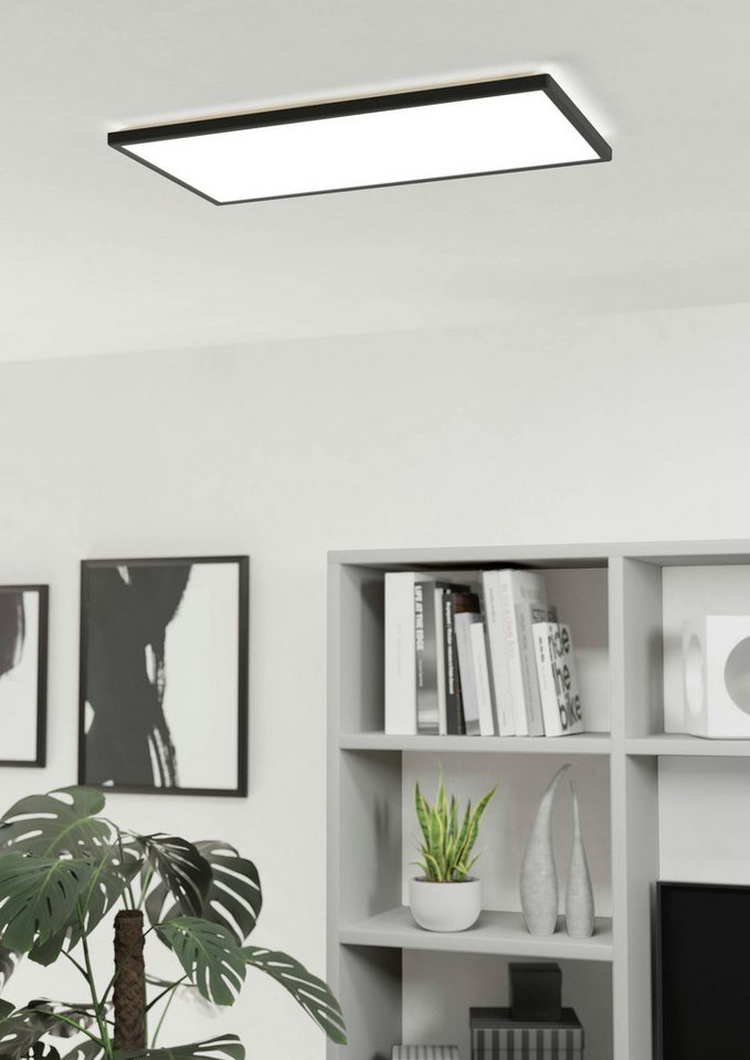 EGLO Deckenleuchte Rovito Deckenlampe, Deckenbeluchtung, Badlampe Decke, Kunststoff, IP44, LED fest integriert, Neutralweiß, Kaltweiß, Warmweiß, Wand-/Deckenleu – Bild 2 von 5