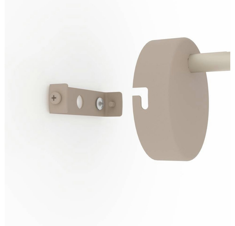 EGLO Deckenspot CORATO Wandstrahler, Stahl und Glas, E14, Schlafzimmerlampe, Lampe, ohne Leuchtmittel, Spot, L8,5 x B12,5 x H15 cm, sandfarben, nickel-matt - – Bild 4 von 5