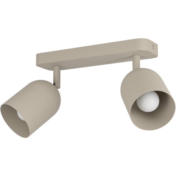 EGLO Deckenspot TILSTON Spotlampe - Stahl - E14 - 2X40W - IP20, ohne Leuchtmittel, Deckenlampe, Deckenstrahler, Strahler, L28 x B8 x H20,5 cm