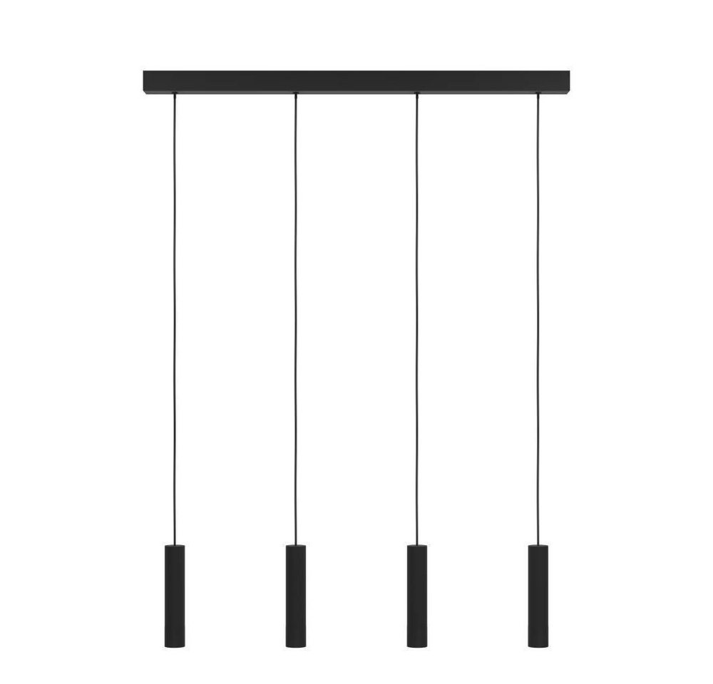 EGLO Hängeleuchte ALMUDAINA Pendellampe, Stahl, IP20, Esstischlampe, Hängelampe, Lampe, LED fest integriert, Warmweiß, Hängeleuchte, L84 x B6 x H110, schwarz, 4 – Bild 3 von 5