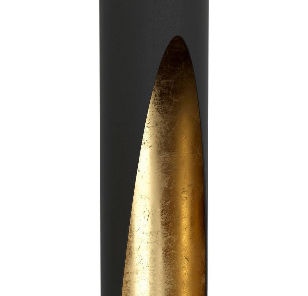 EGLO Hängeleuchte BARBOTTO Pendellampe, Stahl, GU10, IP20, Hängelampe, Esszimmerlampe, LED fest integriert, Hängeleuchte, L92,5 x B6,0 x H110 cm, schwarz, gold, – Bild 4 von 5