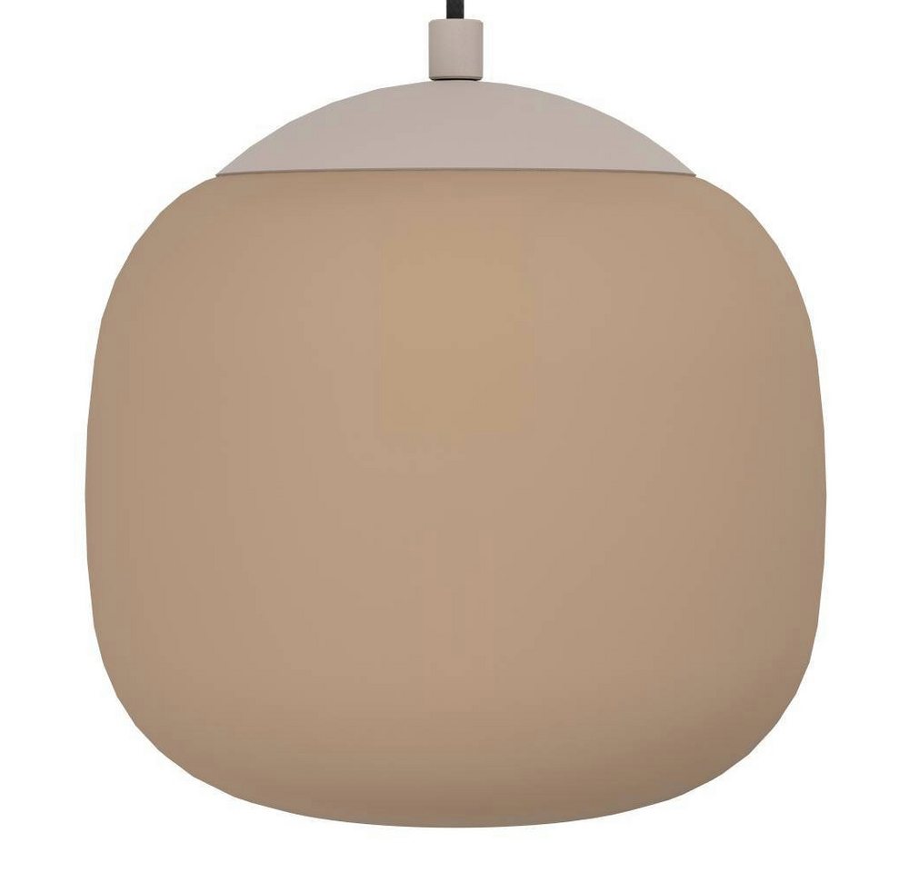 EGLO Hängeleuchte COMINIO Pendellampe, Stahl und Glas, E27, IP20, Esstischlampe, Lampe, ohne Leuchtmittel, Hängeleuchte, L88,5 x B18,5 x H110, taupe, 3X40W exkl – Bild 4 von 5