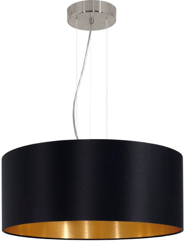 EGLO Hängeleuchte MASERLO, ohne Leuchtmittel, Leuchtmittel wechselbar, Pendelleuchte, Pendellampe, Wohnzimmer, Esszimmer, gemütlich, 110x53cm – Bild 2 von 5