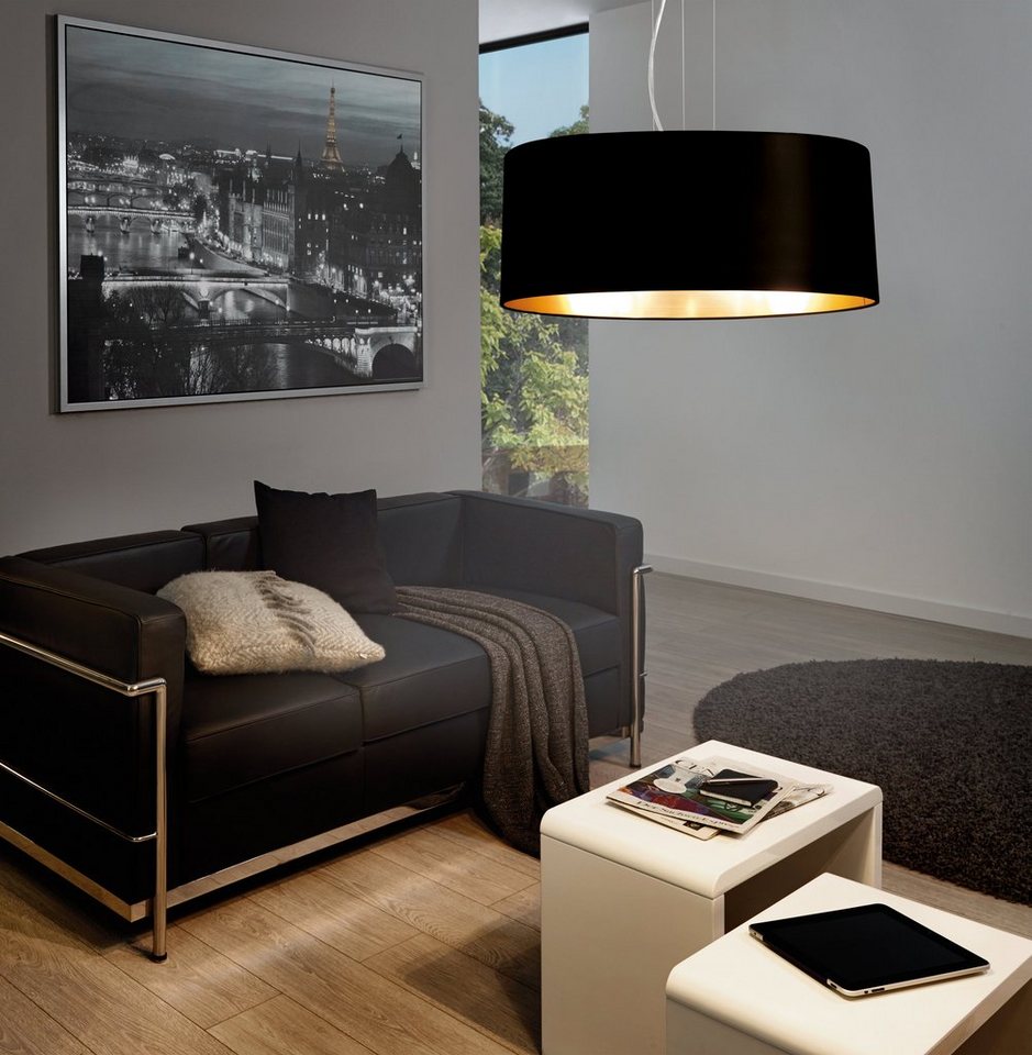 EGLO Hängeleuchte MASERLO, ohne Leuchtmittel, Leuchtmittel wechselbar, Pendelleuchte, Pendellampe, Wohnzimmer, Esszimmer, gemütlich, 110x53cm – Bild 3 von 5
