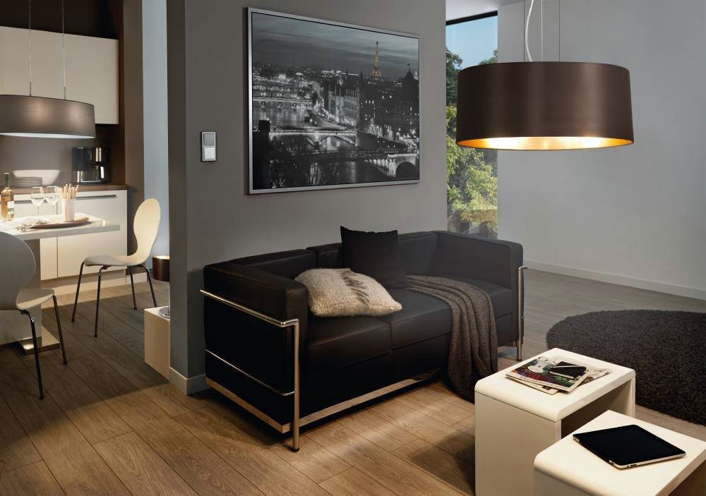 EGLO Hängeleuchte MASERLO, ohne Leuchtmittel, Leuchtmittel wechselbar, Pendelleuchte, Pendellampe, Wohnzimmer, Esszimmer, gemütlich, 110x53cm – Bild 4 von 5