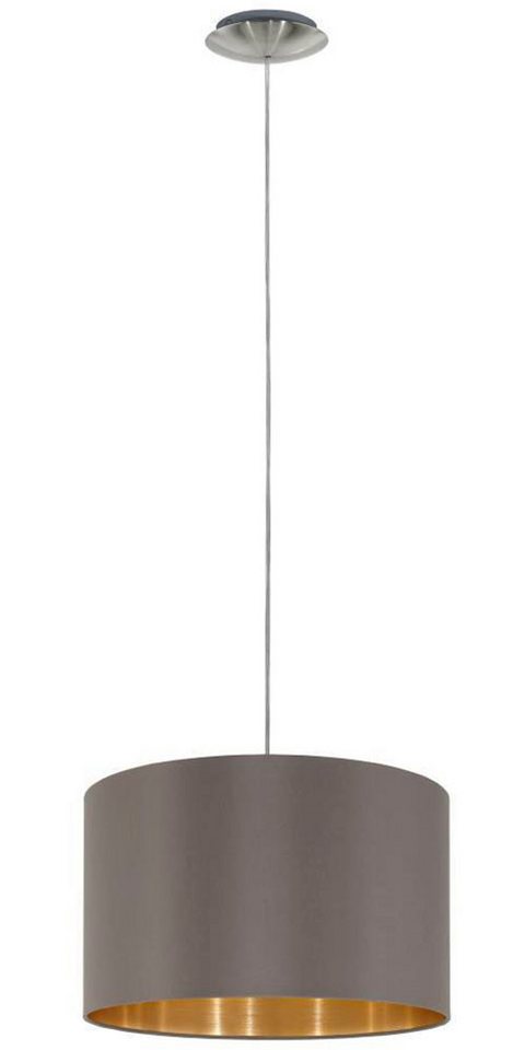 EGLO Hängeleuchte MASERLO, ohne Leuchtmittel, Leuchtmittel wechselbar, Pendelleuchte, Pendellampe, Wohnzimmer, Esszimmer, gemütlich, 110x38cm – Bild 5 von 5