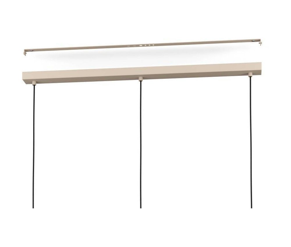 EGLO Hängeleuchte VALDIOLA Pendellampe, Stahl, IP20, E27, Esszimmerlampe, Esstischlampe, ohne Leuchtmittel, Esszimmerlampe aus Metall in Sandfarben und Messing- – Bild 3 von 4