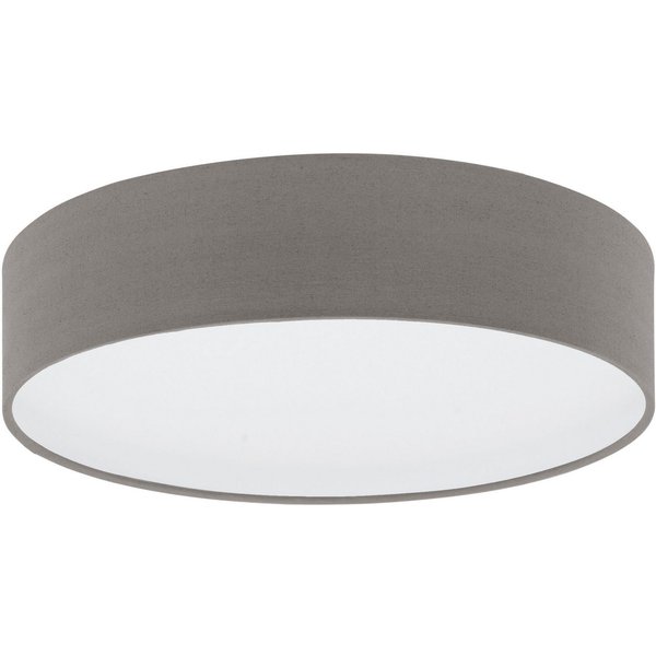EGLO LED Deckenleuchte Deckenlampe Anadia, Lampe aus Stoff, Ø38cm, Textilschirm, ohne Leuchtmittel, Stahl und Textil, Wohnzimmerlampe, Schlafzimmerlampe, Stoffs