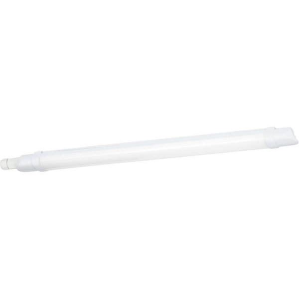 EGLO LED Deckenleuchte LED-E Leuchte für Feuchträume, Keller und Garage, IP65, LED fest integriert, Neutralweiß, staub- strahlwassergeschützt, Wannenleuchte, Fe