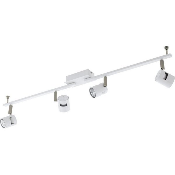 EGLO LED Deckenspot Vergiano, Leuchtmittel inklusive, Deckenleuchte, dimmbar, Deckenstrahler, Spots, inkl. GU10 Fassung