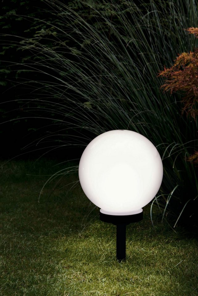 EGLO LED Solarleuchte Z_Solar Solarleuchte, Außenleuchte, Außenbeleuchtung. Erdspiess, Lampe, Ein-/Ausschalter, LED fest integriert, Warmweiß, EGLO Solarleuchte – Bild 2 von 4