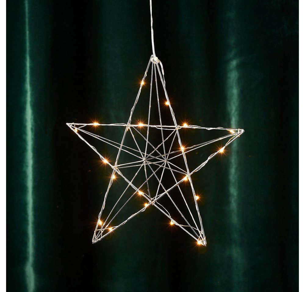 EGLO LED Stern, Leuchtmittel inklusive, Warmweiß, LED Fensterdekoration Weihnachtsbeleuchtung Weihnachten Stern L 38 cm – Bild 5 von 5
