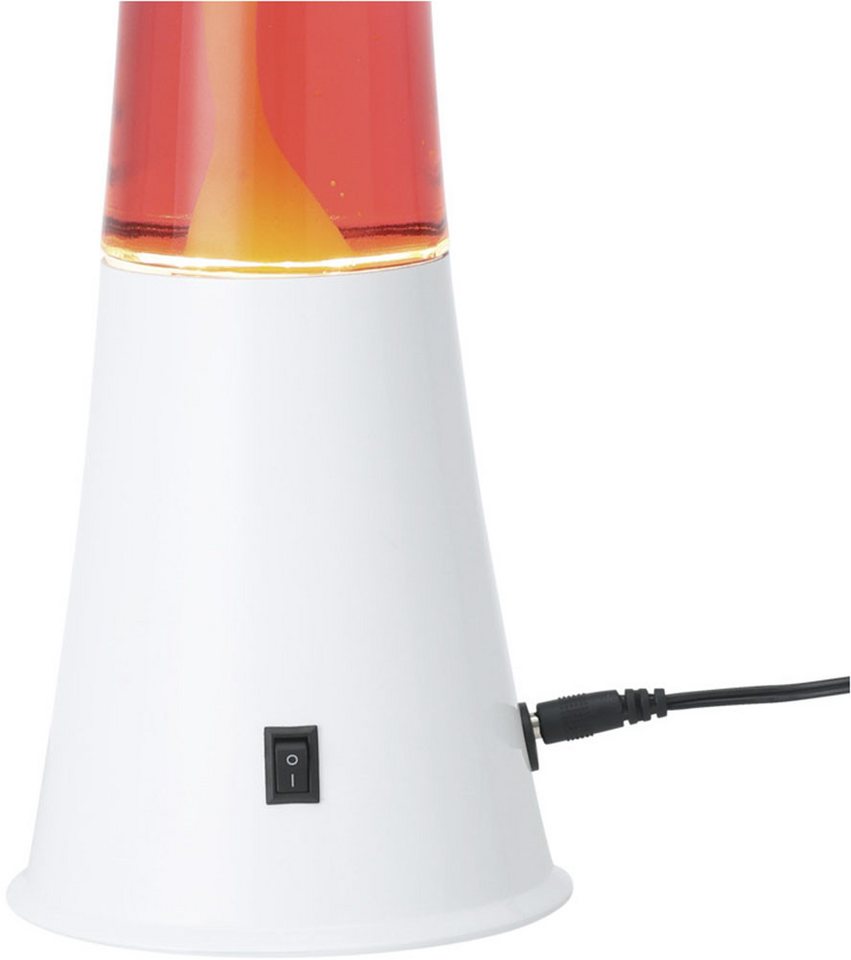EGLO LED Tischleuchte LAVA, LED fest integriert, LED Lavalampe Lava, Deko Lampe Wassersäule, Retro Lavaleuchte – Bild 5 von 5