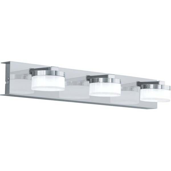 EGLO LED Wandleuchte Romendo 1, Leuchtmittel inklusive, LED-Wandleuchte IP44 45cm 1620lm Warmweiß Silber I Romendo 1