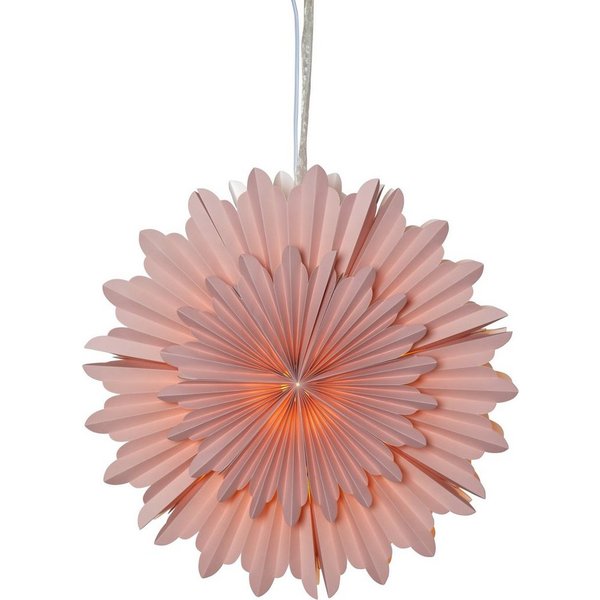 EGLO Papierstern Crystal, Weihnachtsstern für innen, Wand Deko, Ø 50 cm