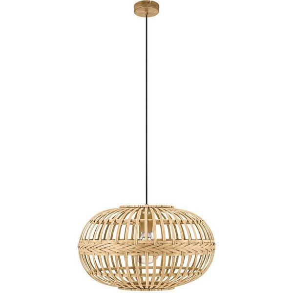 EGLO Pendelleuchte AMSFIELD, ohne Leuchtmittel, Hängelampe Esstisch, Esszimmerlampe, Hängeleuchte, Lampe, E27, Ø 38 cm